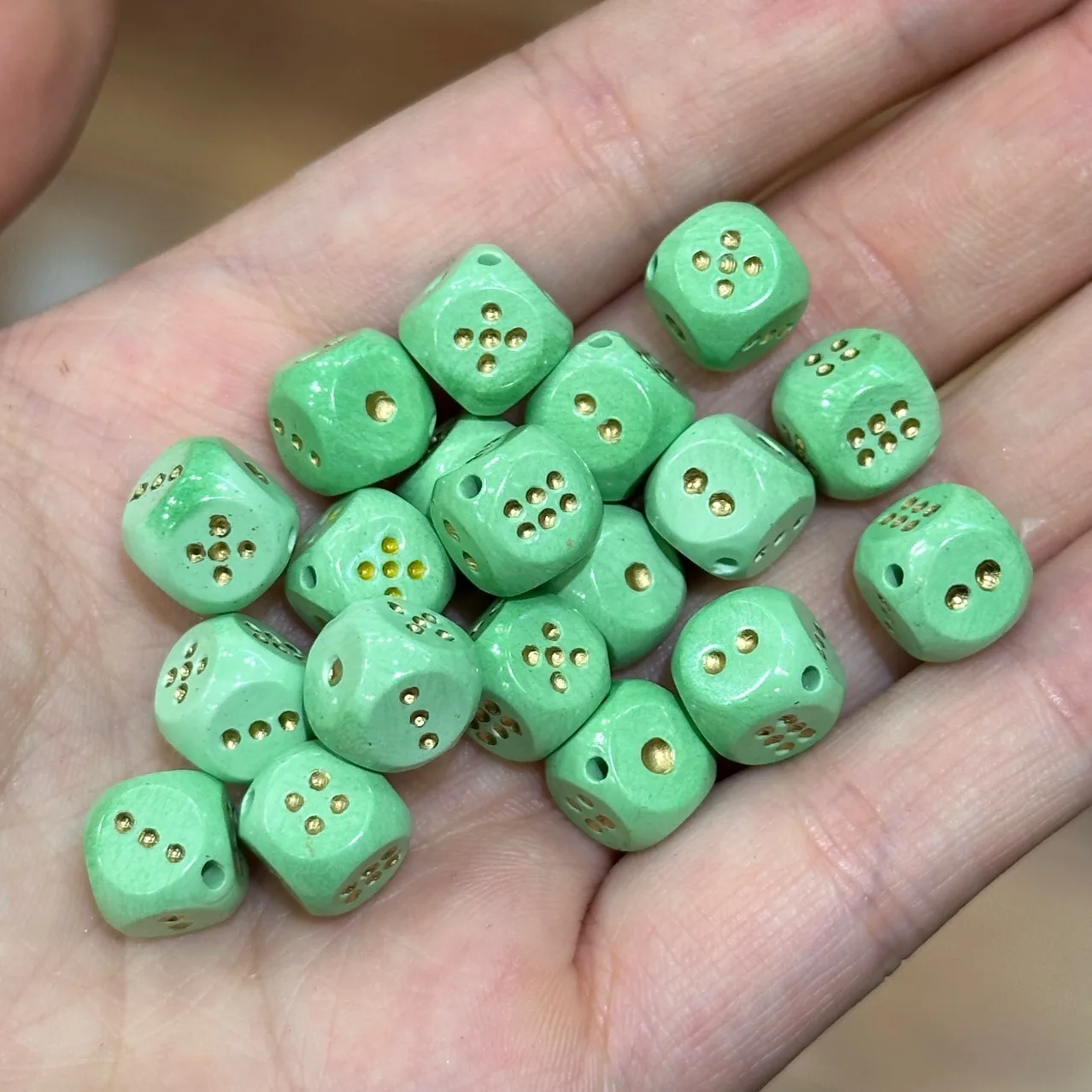 DIY Tone Cube Beads with Diagonal Hole for Handmade Fashion Accessory