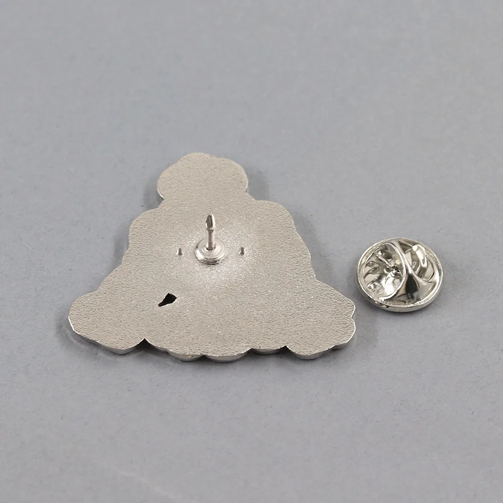 Kawaii Wolkenmädchen Emaille-Pin Niedliche Blauhaarige Cartoon-Figur Anstecknadel Verspieltes Himmel-Abzeichen für Rucksack Kleidung Mädchen Geschenk – Detail 11