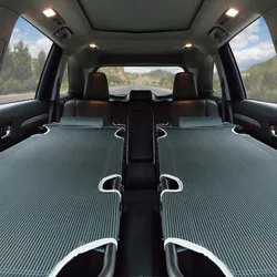 Car Folding Bed Multi-Function Car Rear Seat Single Folding Travel Bed Portable Camping Bed Pad Automotive Interior Accessories