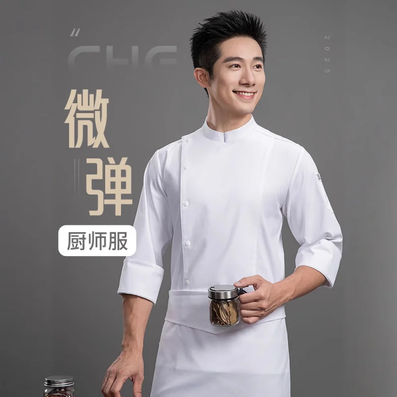 hotel-chef-workwear-long-sleeve-cake-baking-restaurant-canteen-western-food-cooking-private-chef-autumn-and-winter-chef-uniforml