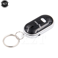 Wireless 10m Anti-Lost Alarm Key Finder Locator Keychain Whistle Sound With LED Light Mini Anti Lost Key Finder