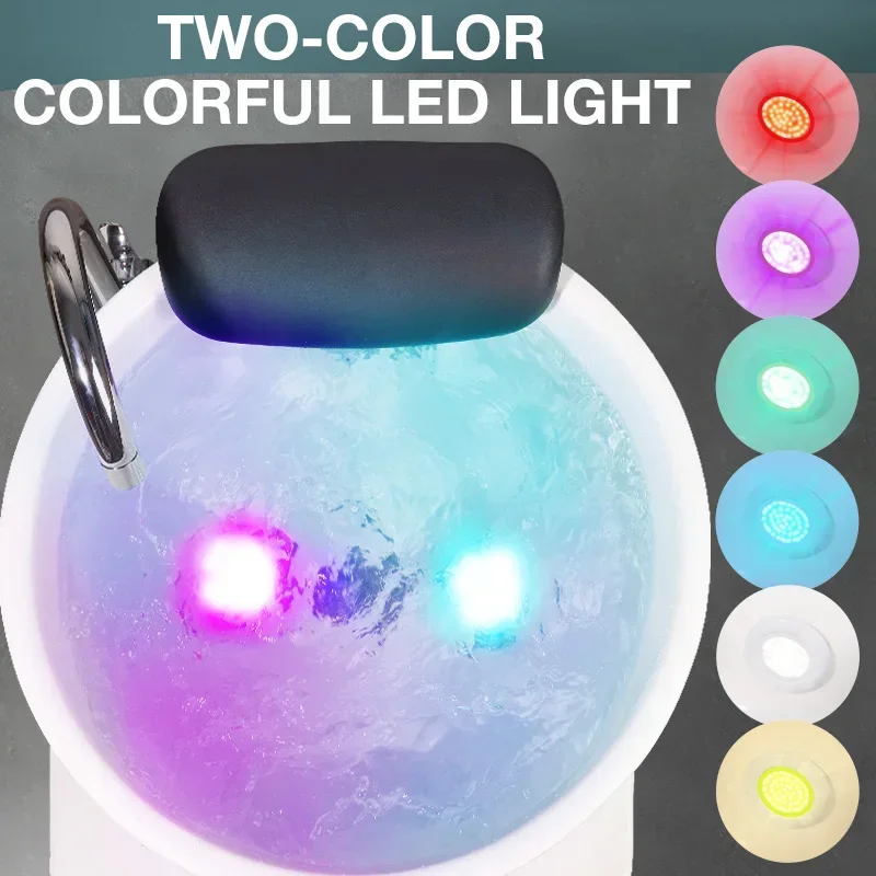 

Beauty Salon Equipment Deluxe Pedicure Basin with Base Two Lights Nail Salon Pedicure Chair Foot Spa Bowl
