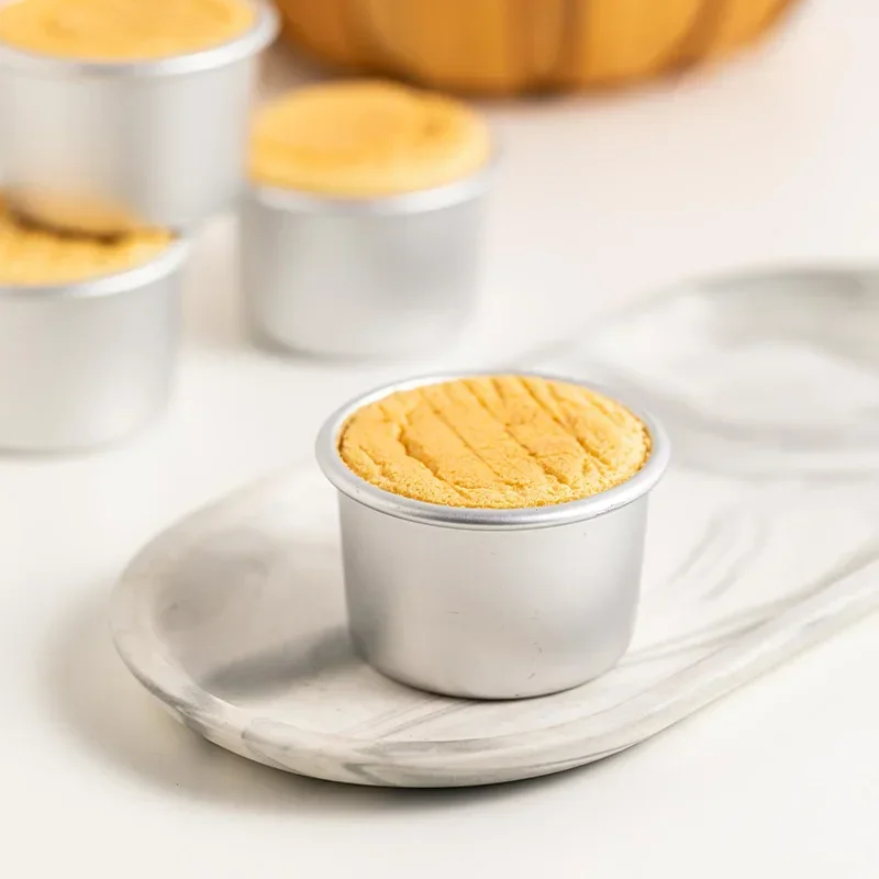 5PCS Mini Cake Mold Removable Non-stick Round DIY Cake Muffin Baking Mold Mould Tool Set Cup Cake Tin Bakewares