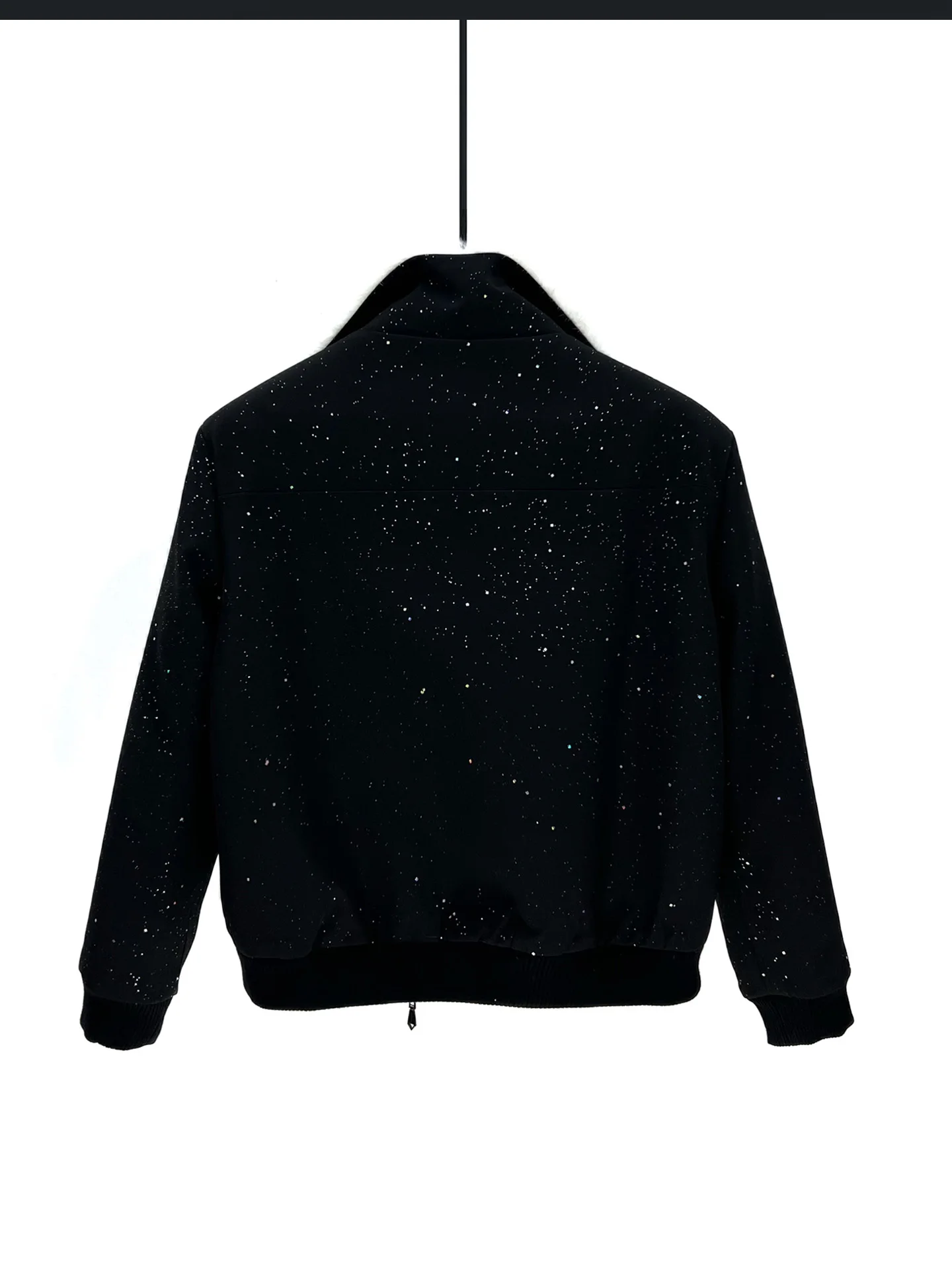 Men's 2025 Winter New Versatile Thickened Warm Trendy Parkas High-end Starry Sky Fleece Lined Jackets Long Sleeve Chic Parkas