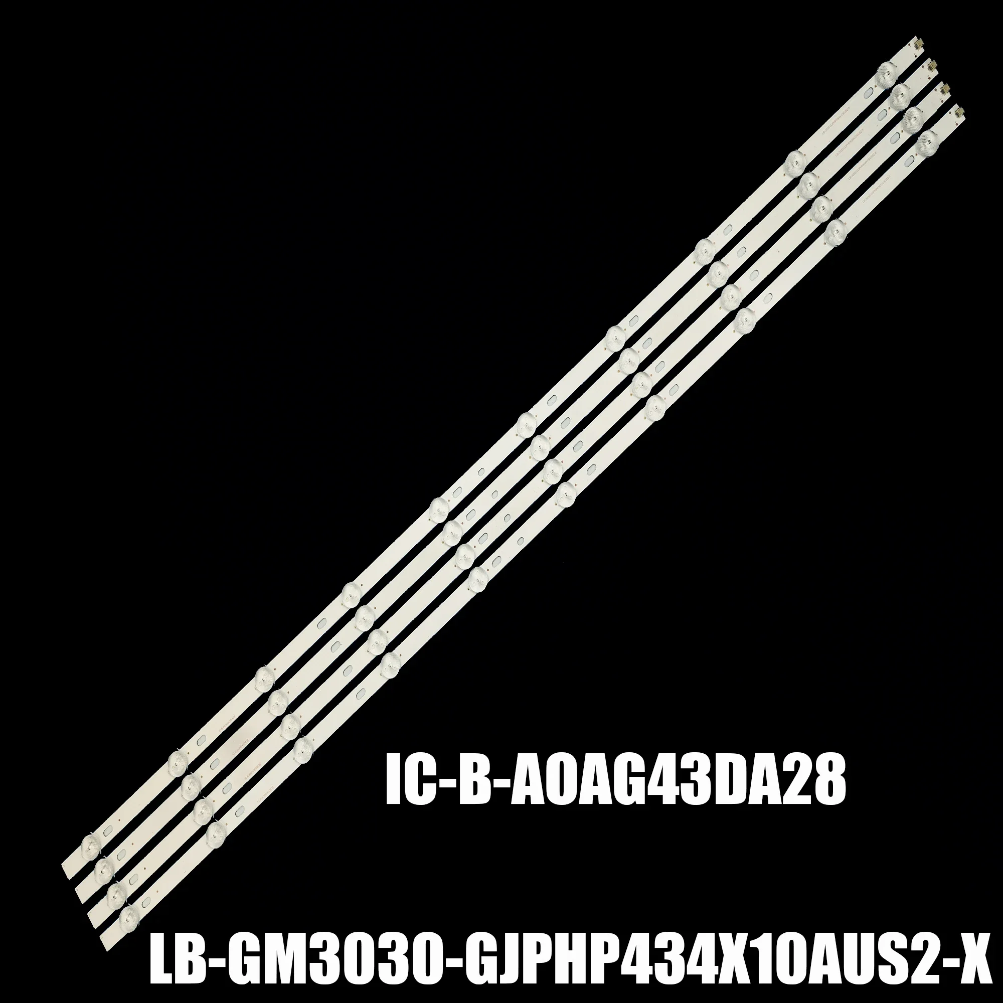 LED-achtergrondverlichtingstrip voor 43PUS6504/12 43PUS7555 43PUS6504/62 43PUS7505/62 GJ-2K18-430-D310-V2 IB-GM3030-GJPHP434K10AUS2-K