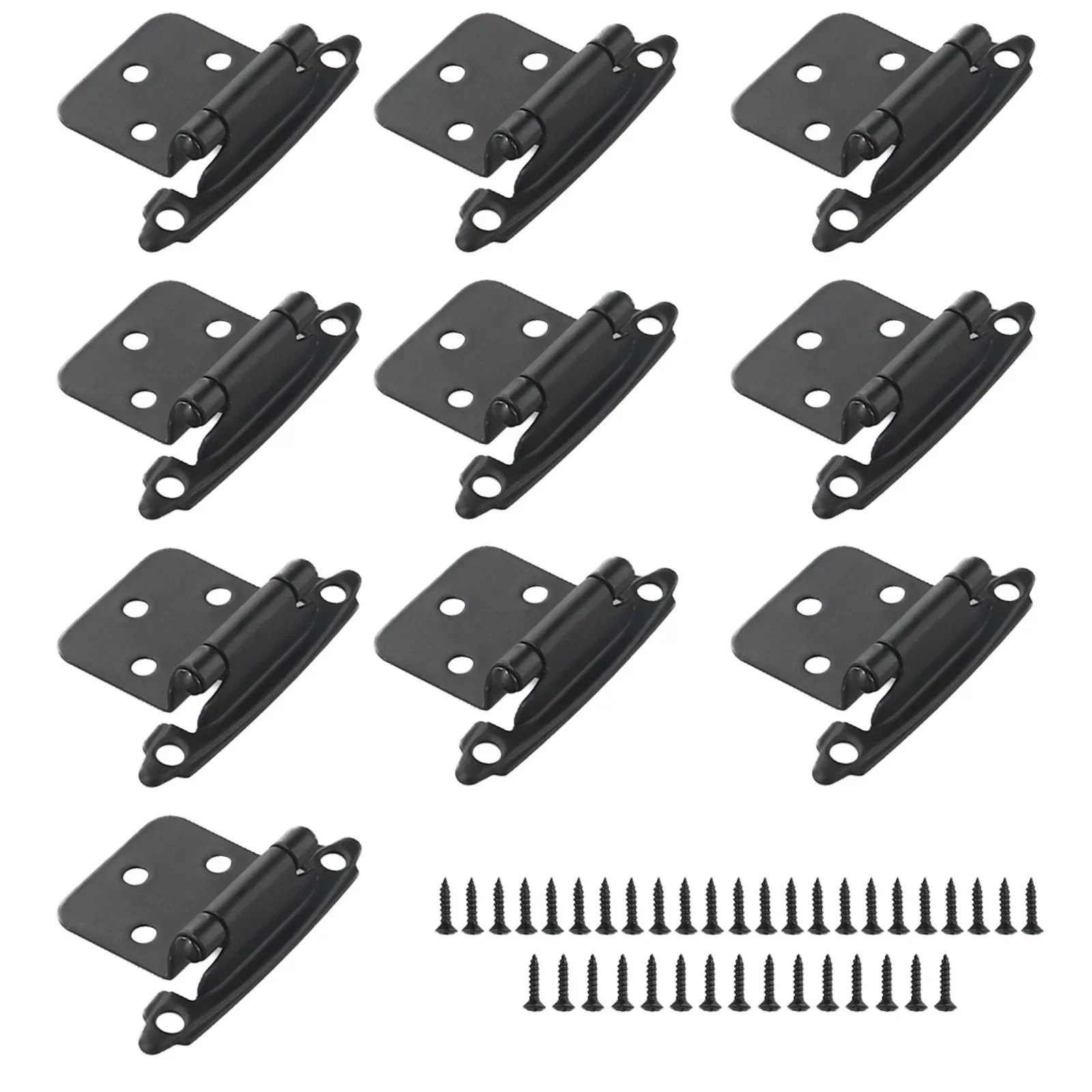 

Home 10pcs Cabinet Door Kitchen Self-Closing W/ Screws Cupboard Furniture Heavy Duty Reused 7x4x3cm Cold-rolled Steel