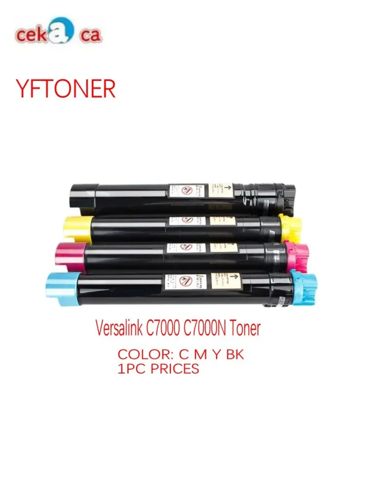 حبر متوافق مع TN لخرطوشة الحبر Xerox VersaLink C7000DN C7000N 106R03757 106R03760 106R03759 106R03758