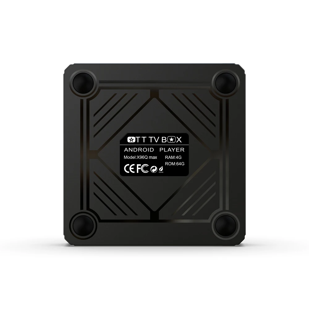أنوت X96Q ماكس Android10.0 صندوق التلفزيون Allwinner H616 رباعية النواة 4G/32G 4G/64G ROM الذكية لاعب واي فاي 4K مجموعة صندوق فوقي