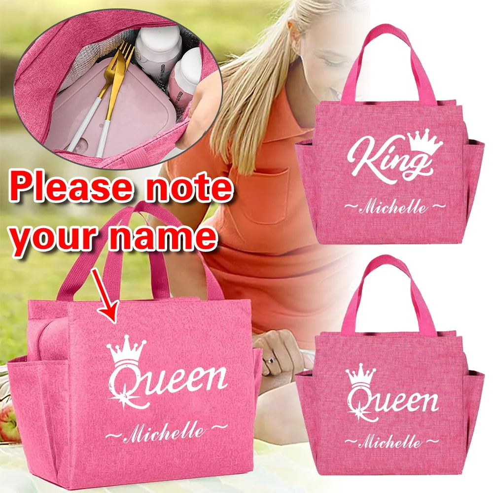 

Сумка для обеда из алюминиевой фольги по индивидуальному заказу, портативная мужская и женская термосумка, сумки для кемпинга, бенто, утолщенная упаковка для хранения еды на молнии