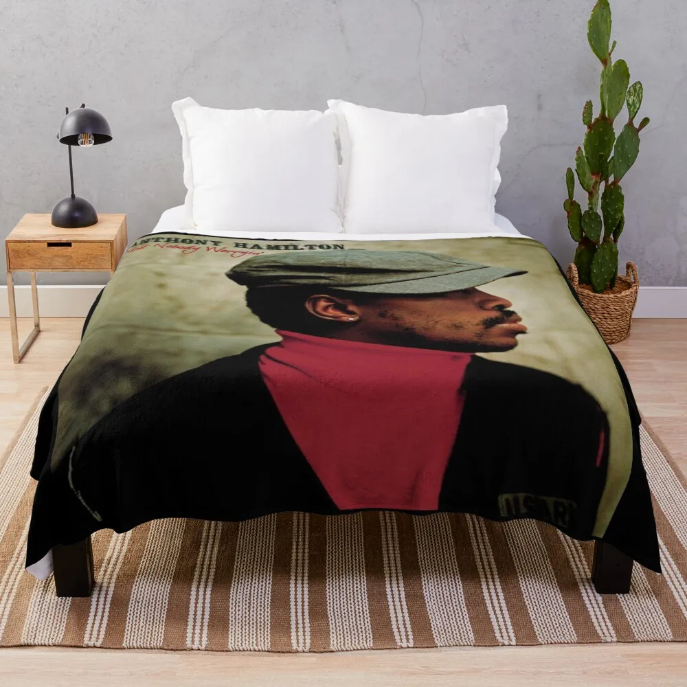 

Anthony Hamilton aint nobody worryin Throw Blanket Giant Sofa Luxury Thicken Luxury Brand Blankets For Bed Blankets