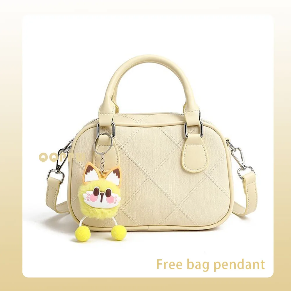 

Fashionable Single Shoulder Crossbody Bag Pure Color Versatile Handbag Women's Bag Casual High Quality PU Leather