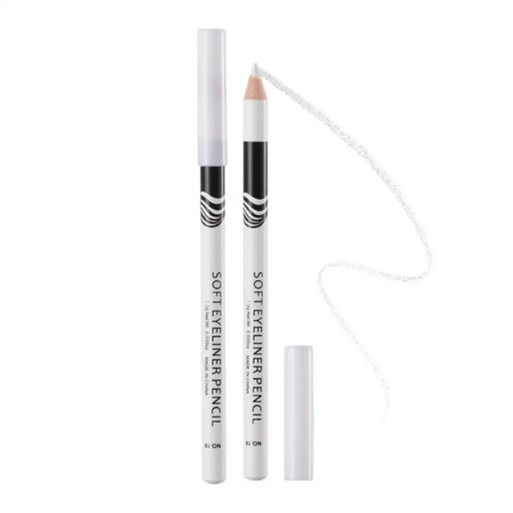 Elegante Eye Styling Pen para a vida diária, Branco Maquiagem Eyeliner Acessórios, Útil White Eye Liner Suprimentos