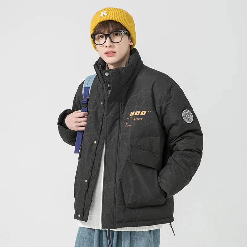New Men Down Coat Winter Warm 90% White Duck Down Thickened Stand Collar Puffer Jacket  chaquetas de invierno para mujer JK-105