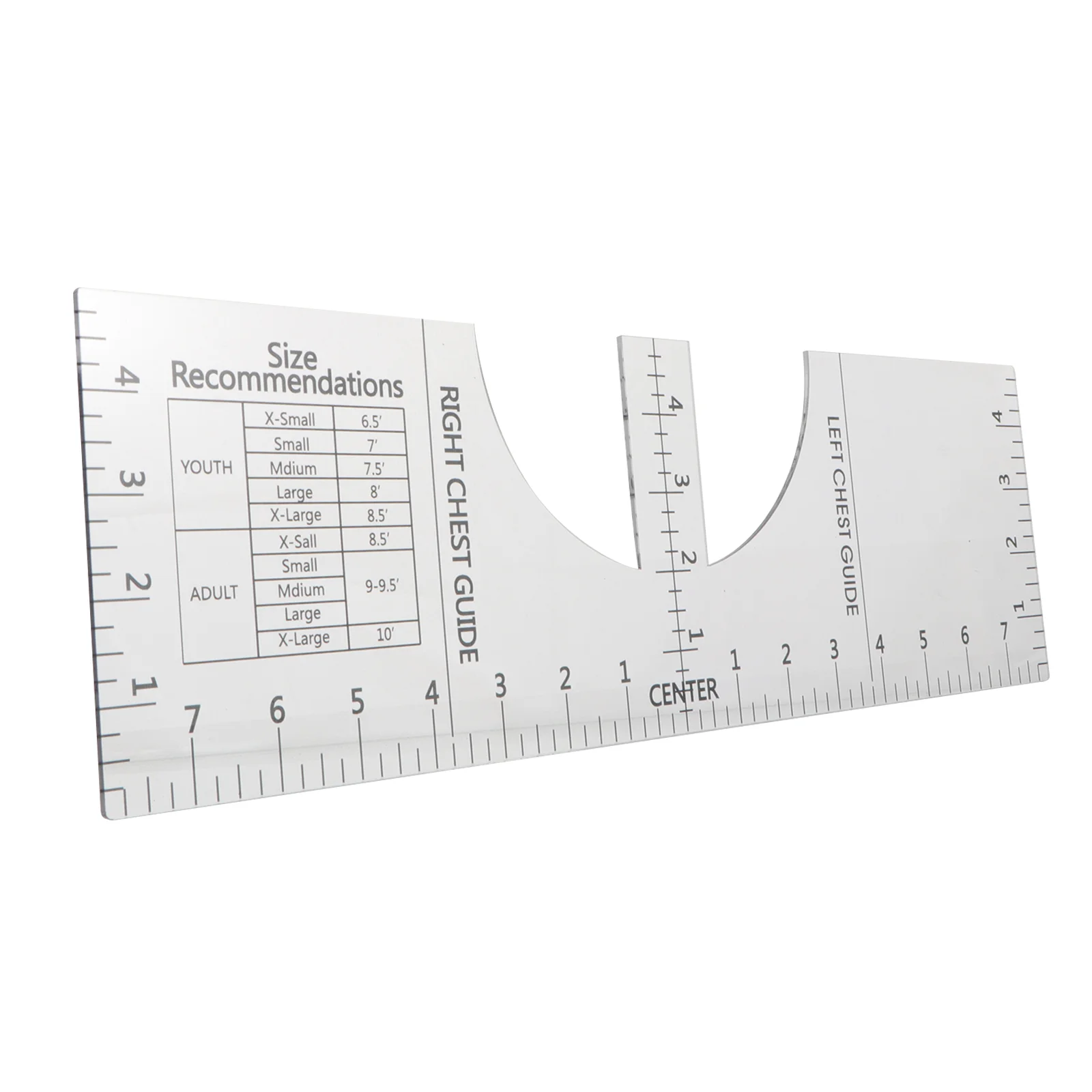 Circle Stencil Quilting Ruler Templates T-shirt Guide Alignment Tool Tailor Accessories Tshirt Acrylic