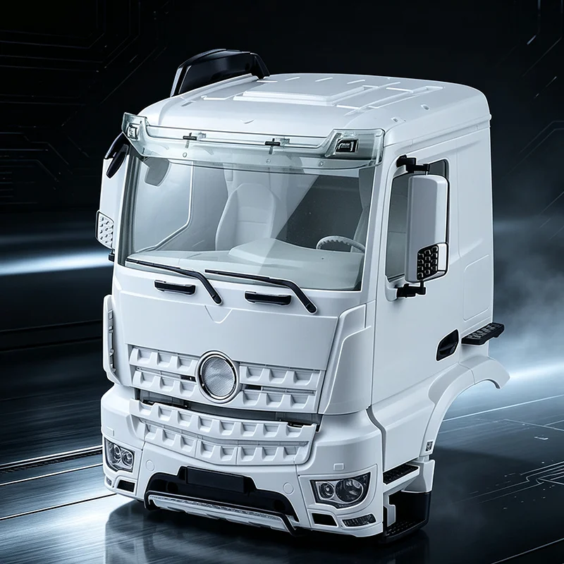 1:14th Scale plastic Body Cockpit Kit for Tamiya KABOLITE RC Tractor Truck for Benz AROCS 3363 Car optional parts