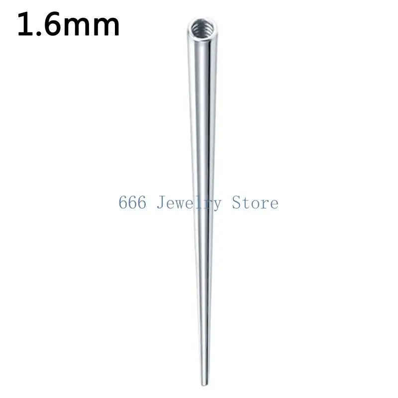 F2TD Stainless Steel Perforation Auxiliary Guide Rod Internal and External Thread Rod Puncture Belly Button Rod