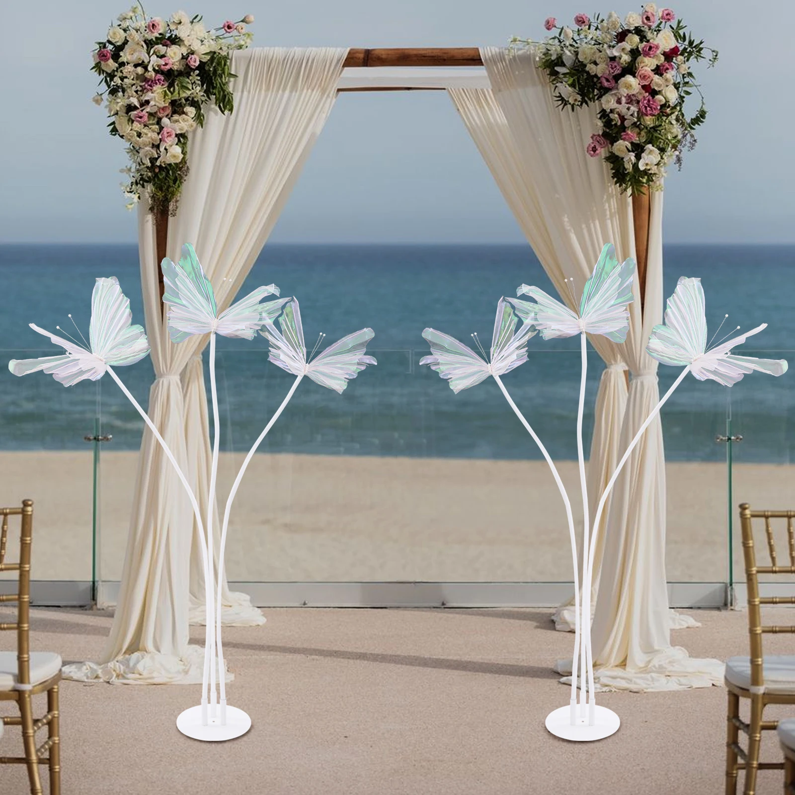 

Butterfly Decoration W/ Standing Base,handcrafted Artificial Butterfly Decoration,Realistic Artificial Butterflies Road Guidance