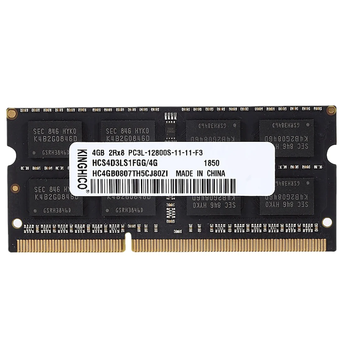 

Модуль памяти KINGHICO DDR3, 4 Гб ОЗУ, DDR3L, 1600 МГц, 204PIN, 1,35 в