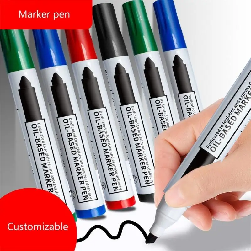 

12 Divisions Oil Set Quick-Drying Markers Dynamic Impermeable Toner Ergonomic Plan