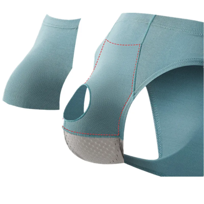 

Mens Briefs Shorts Cotton Underwear Cueca Breathable Mesh U Convex Pouch Panites Man Low Waist Bullet Separation Underpants