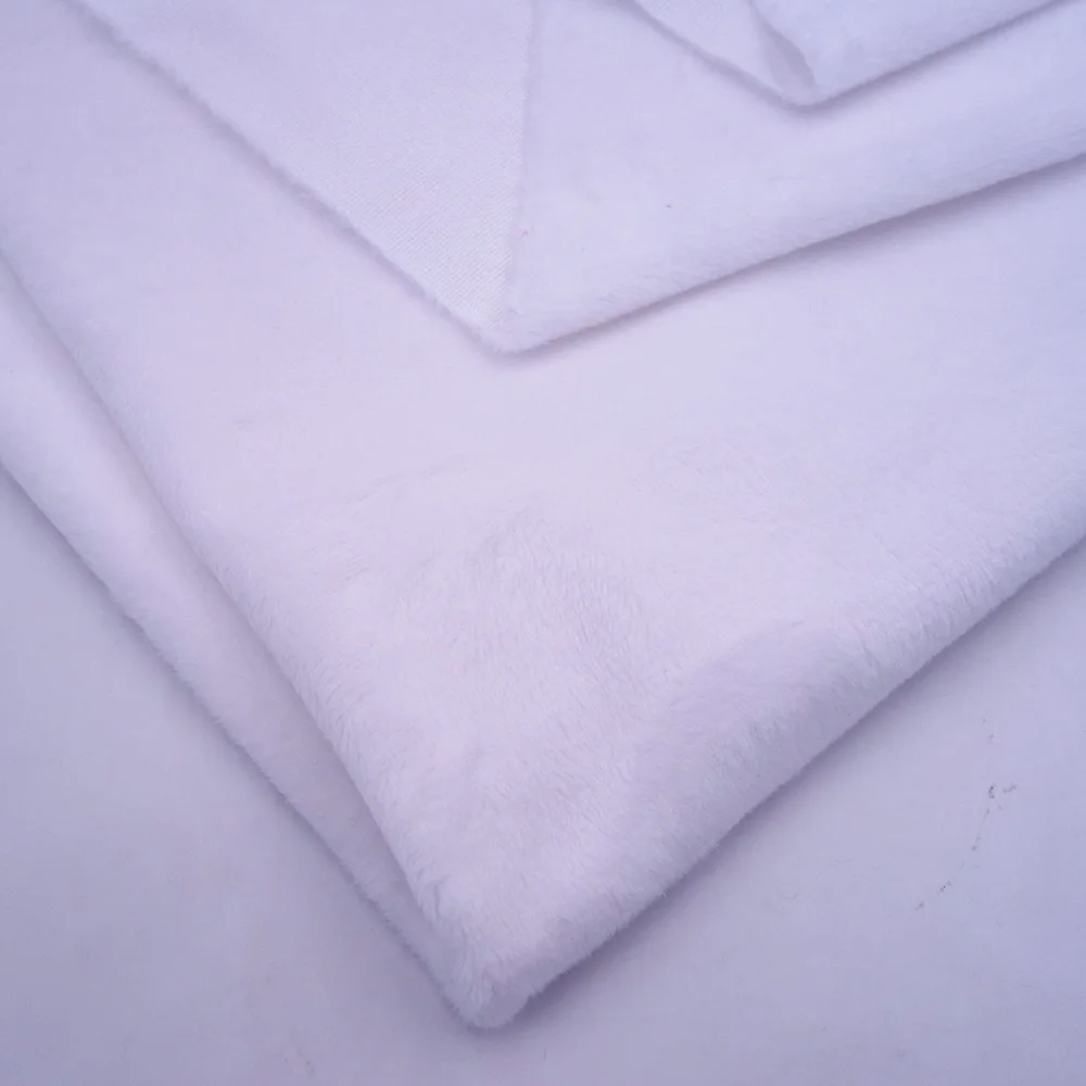 160 cm breiter Minky-Stoff, superweicher Plüschstoff, Puppenstoff und weicher Flanellstoff für DIY-Spielzeug, Verkauf pro Meter
