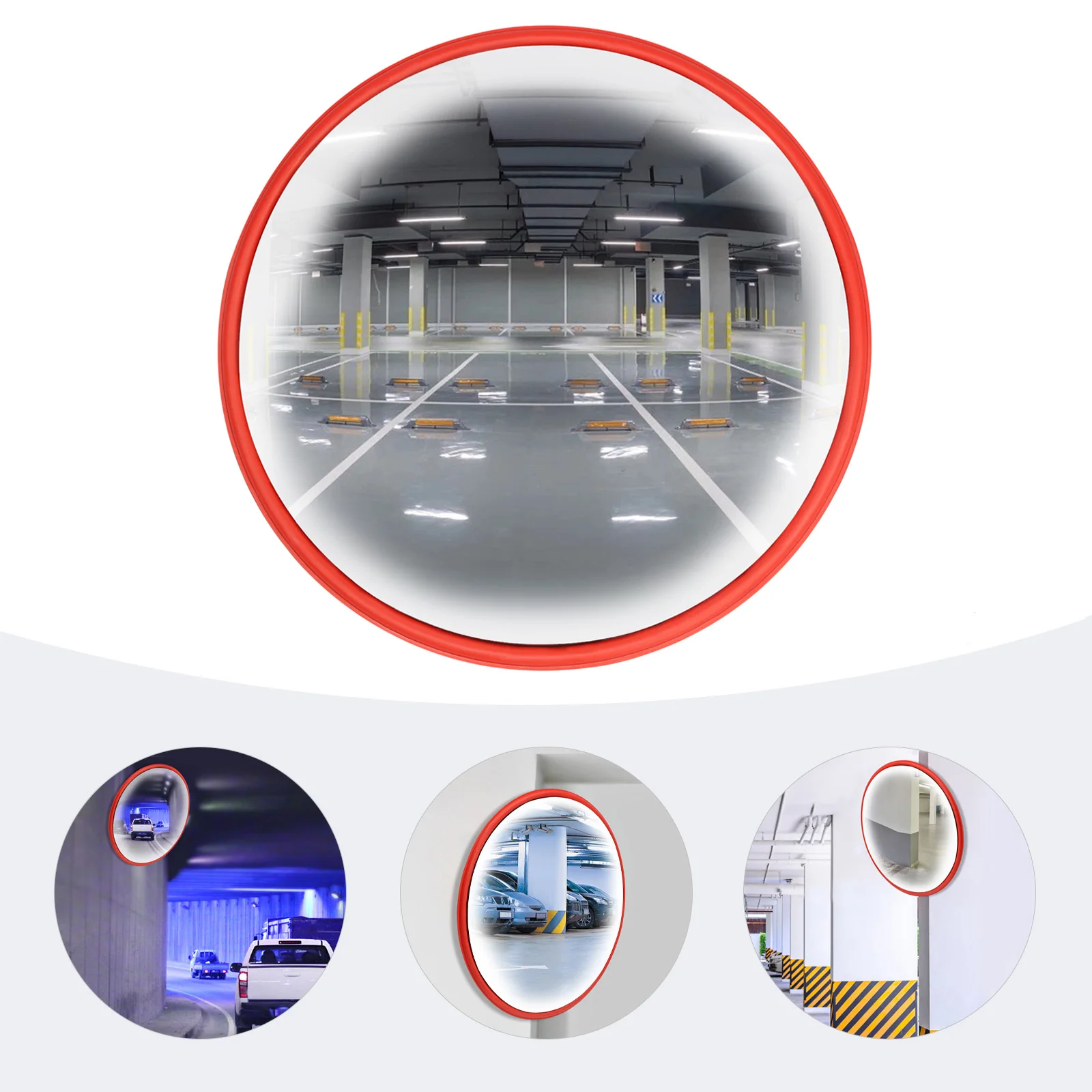 

Convex Traffic Mirror 18"(45cm) Corner Mirror for Blind Spot