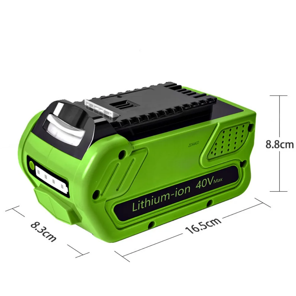 Replacement for Greenworks 40V 20-Cell Battery Pack Hedge Trimmer Garden Electric Tool Li-ion 4000mAh High Power