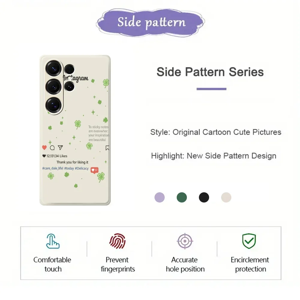 حافظة لهاتف سامسونج جالاكسي S25 S24 S23 S22 S21 S20 Ultra Plus S23 FE S21FE S20FE S10 Plus غطاء سيليكون Coque