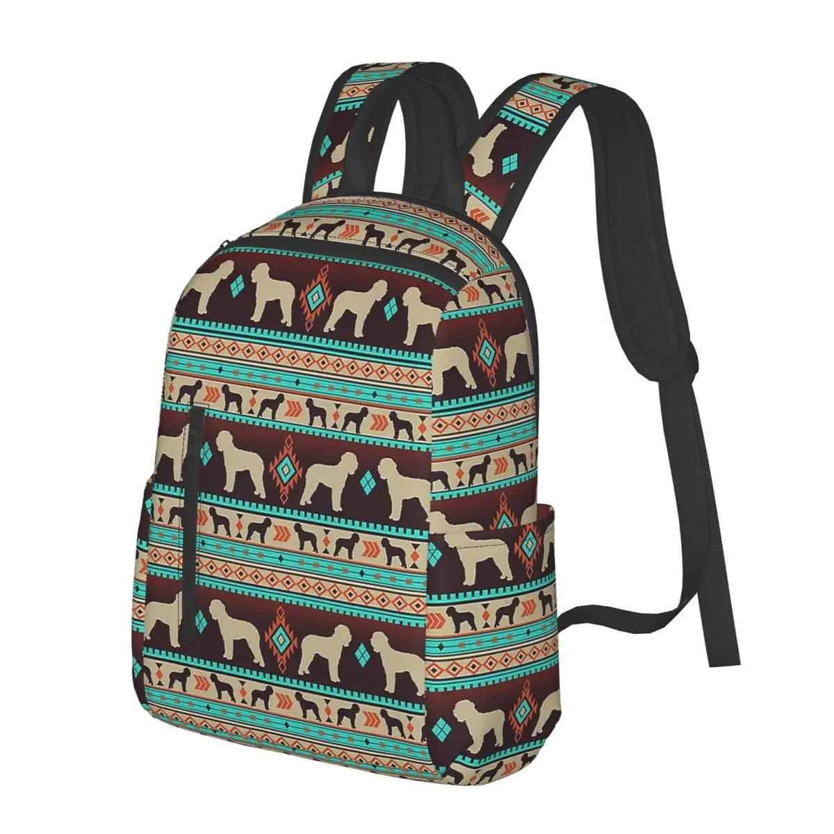 

Boho Dogs Lagotto Romagnolo Sunset Student Backpack School Bag Hiking Travel Daypack for Men Women Fashion Bookbag Shoulder Bags