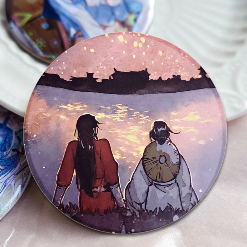 Heaven Official\'s Bênção Anime Badge, Xie Lian Figura Dos Desenhos Animados Broches, Cosplay Exquisite Esmalte Pinos para Acessórios Mochila