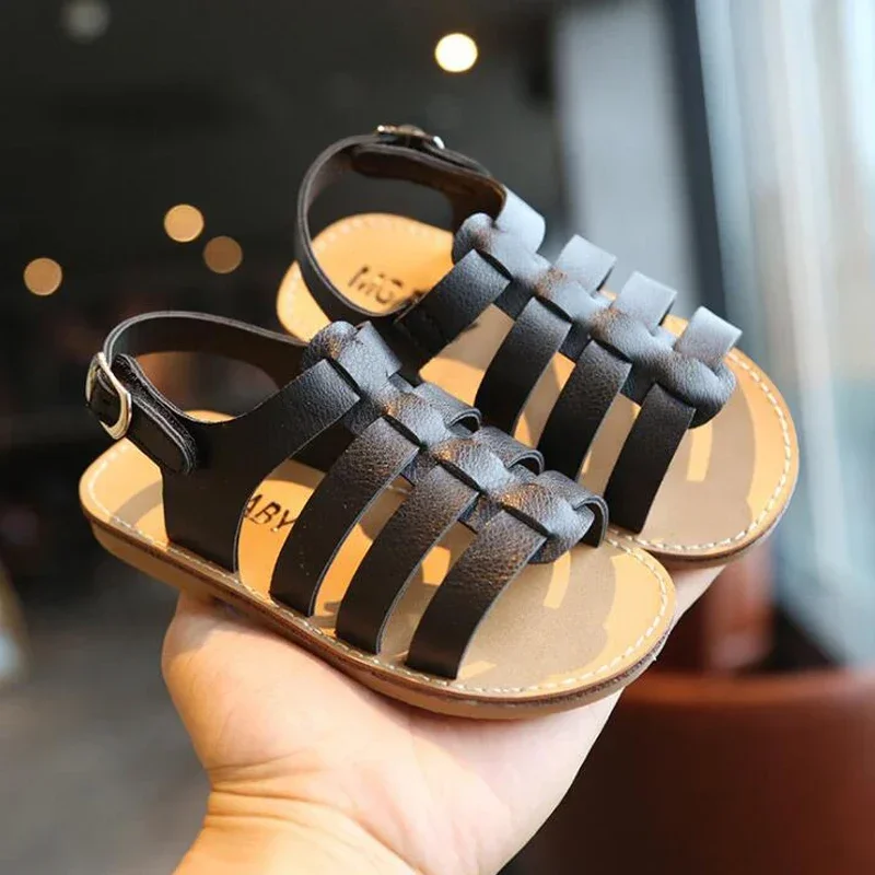Girls' Knitted Princess Summer Sandals 3
