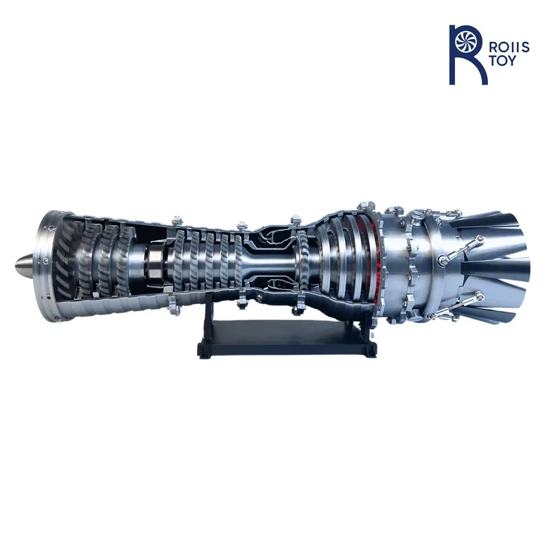 

GEJ79 Fighter Turbojet Engine Model 3D Printed Desktop Display Miniature Electric Simulation Toy for Aviation Enthusiasts