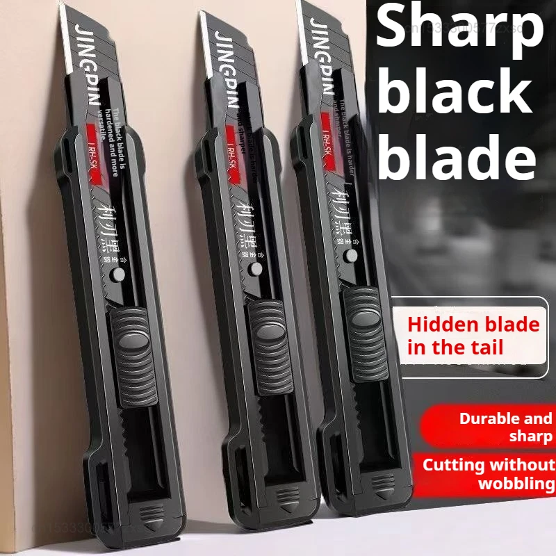 Youpin الثقيلة سكّين متعدّد الاستخدامات المحمولة كبيرة سميكة خلفية القاطع المفاجئة شفرات القاطع قطع أداة اللوازم المكتبية #5