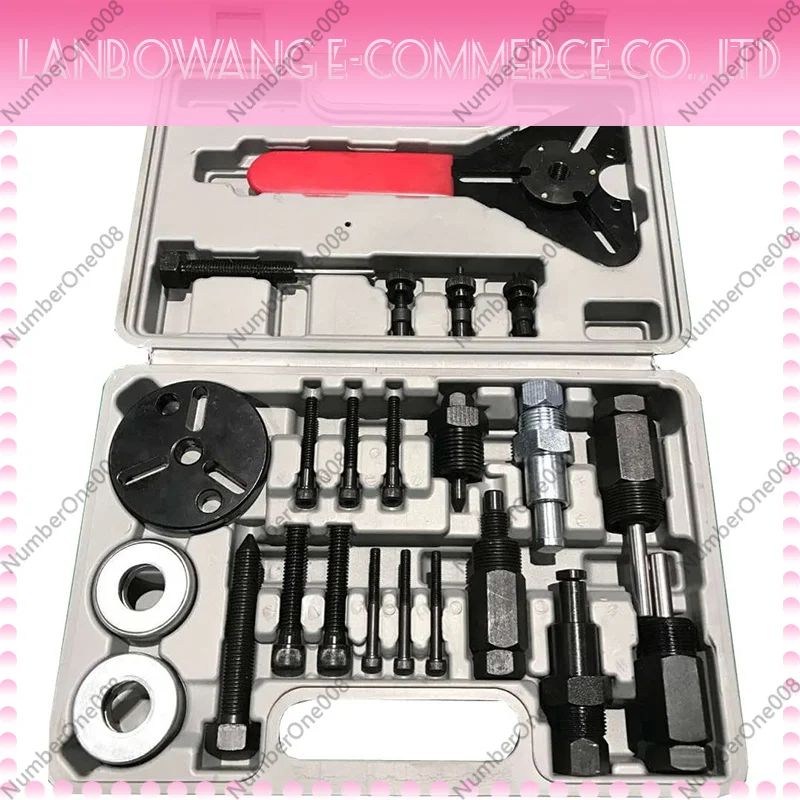 

Automotive AC Compressor Clutch Hub Remover Installer Tool Set, Puller Spanner Wrench Kit for Car Air Conditioner Repair