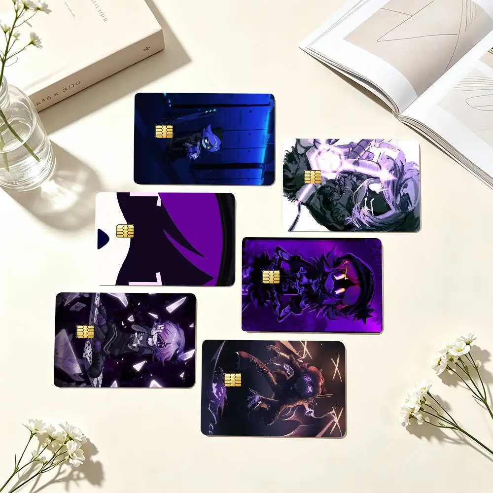 U-Uzi Doorman Animation Credit Card HD Stickers Game Card Decal Small Chip Waterproof Sticker Gift