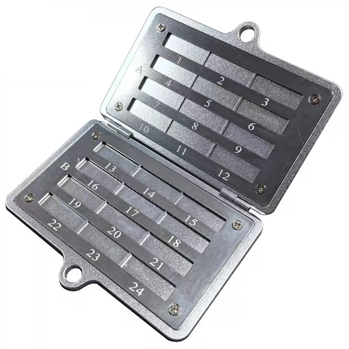 HITL Crypto Seed Phrase Backup,Stainless Steel Seed Phrase Storage with Lock Hole,24 Words Backup,for BIP39 Hardware Wallets view 6