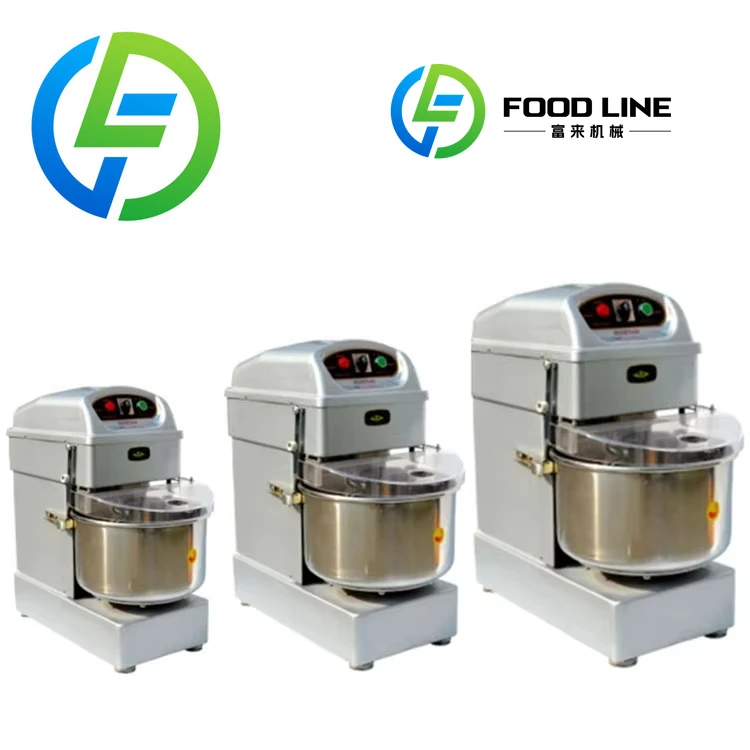 75kg 50kg 40kg 32kg 25kg 20kg CE Commercial Kneading Machine French Bread Cassava Flour Smart Spiral Dough Mixer for Sale Prices