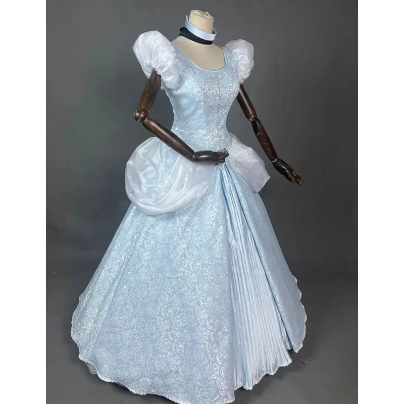 2025 New Halloween Cinderella Dress Newest High Quality Cosplay Princess Costume Adult Lace Up Corset Wedding Evening Party Ball