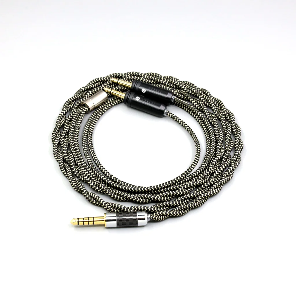 2 الأساسية 2.8 مللي متر Litz OFC سماعة درع مضفر كابل ل البؤري واضح Elear Elex Elegia Stellia Celestee radiance 8460