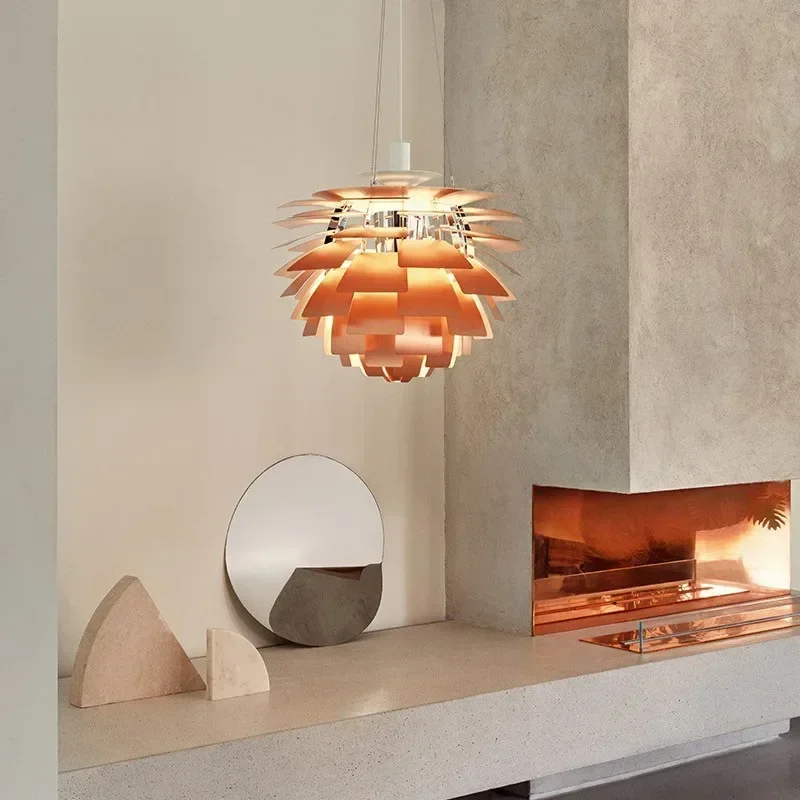 

Modern Restaurant Pendant Light Danish Design Pine Cone Pendant Light high-quality Study Villa Hotel Art Living room Chandelier