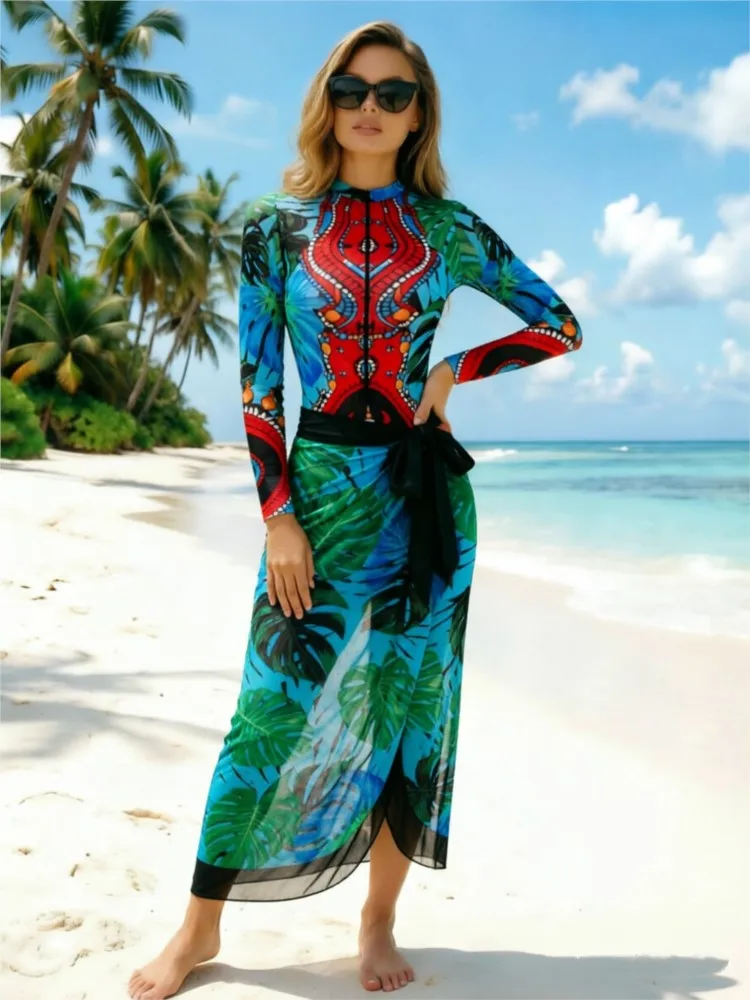 Nouvel ensemble tankini taille haute, maillot de bain sexy pour femme, ensemble bikini sans manches pour l'été, tenue de plage
