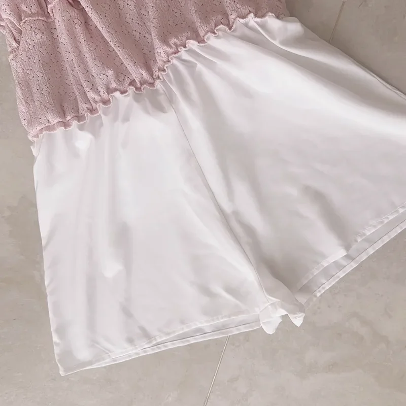 Pink Love Skirts Women Elastic Waist Cute Mini Skirt for Sweet Girls Kawaii Clothes