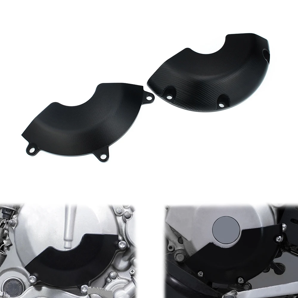 

Motorcycle Clutch&Engine Cover Guards Right and left Engine Protector For Kawasaki KLX250/S/SF 2009-2020 KLX300/R/SM 2021-2024