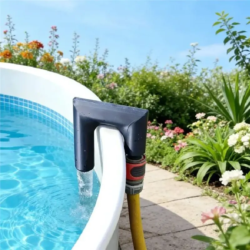 Stable Design Pool Filler Hook Water Hose Holder, Pool Pipe Fixer, Precise Water Guide, Swimming Pool Pipe Holder