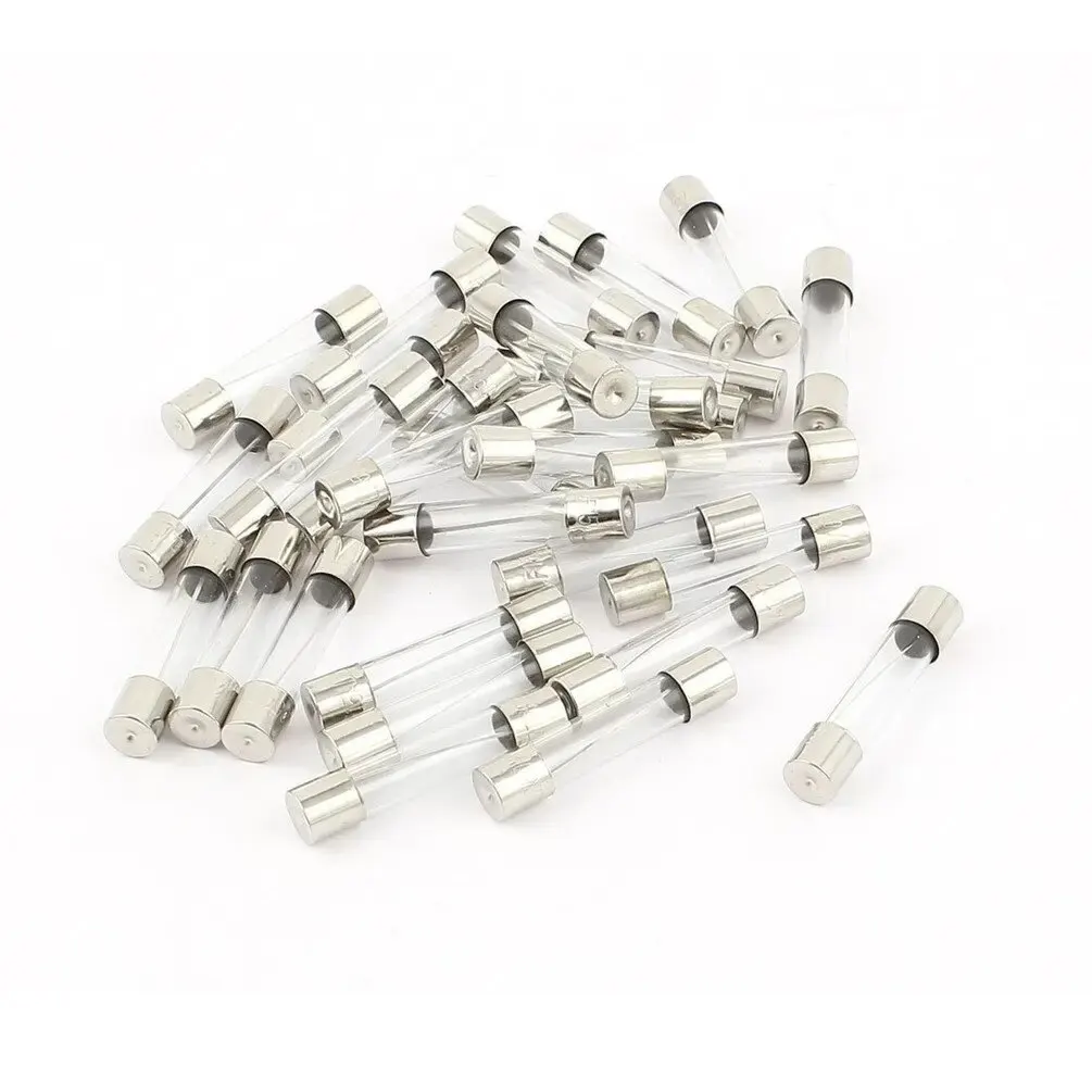 100pcs 5x20mm Quick Blow Glass Tube Fuse Assorted Kit Amp 0.2A 0.5A 1A 2A 3A 5A 8A 10A 15A 20A 250V with Storage Box