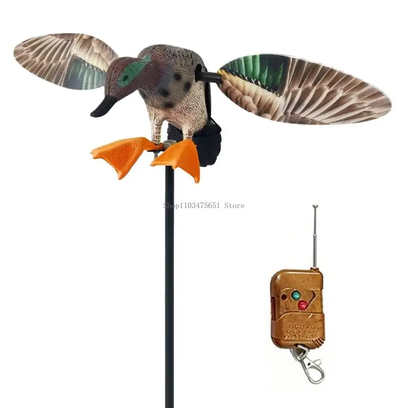 detailed-copy-duck-figure-with-remote-control-perfect-for-garden-setting