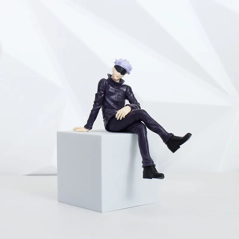 13 سنتيمتر انمي ياباني Jujutsu Kaisen الشكل جوجو ساتورو عمل الشكل البلاستيكية نموذج اللعب تحصيل تمثال المعكرونة سدادة الاطفال هدية