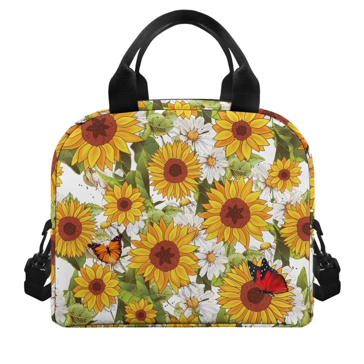 Sunflower Blossom Lunch Box Utility Ladies Handy Lunch Boxes School Handy Leakproof Thermal Lunchbox Camping