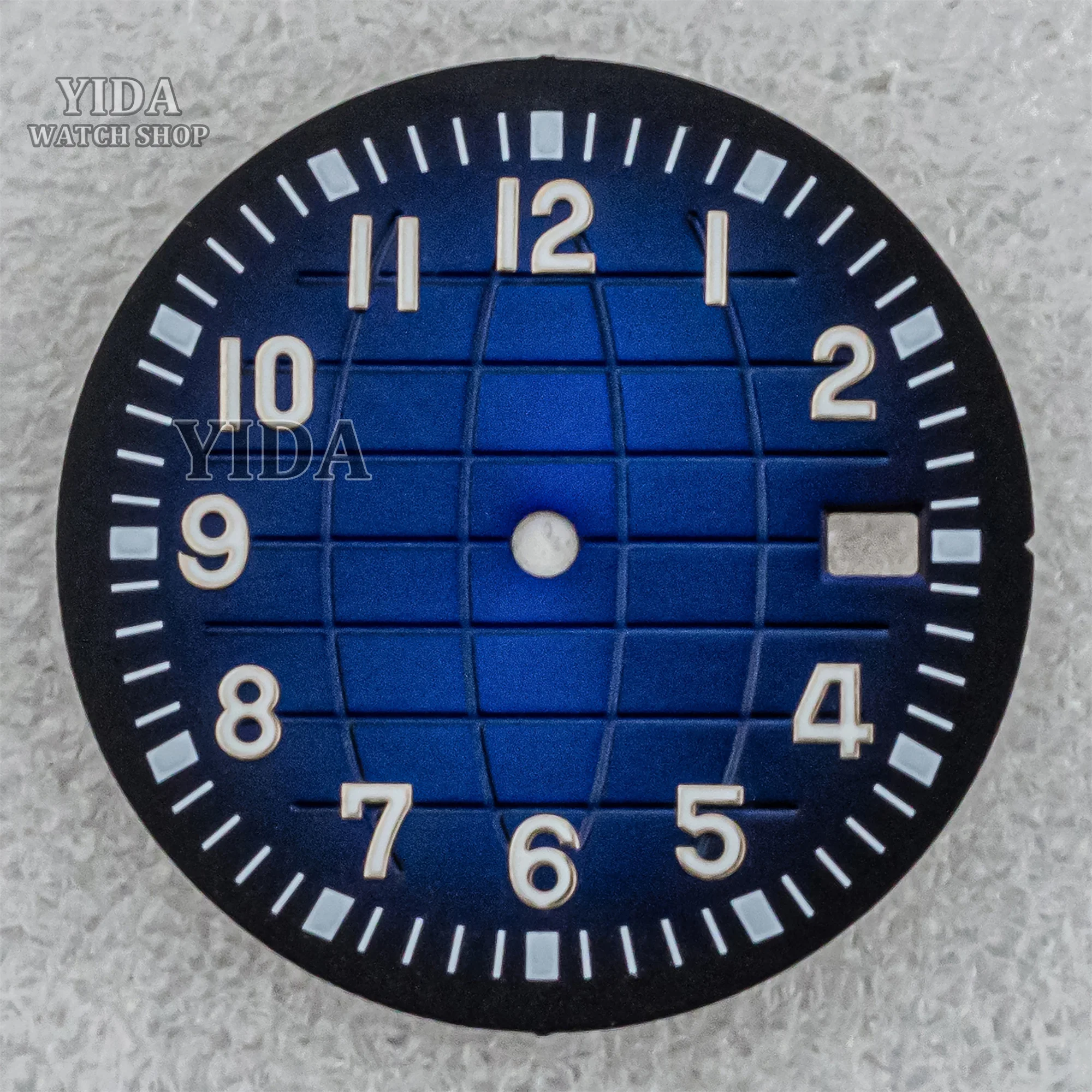 32 مللي متر NH35 ساعة الطلب الأخضر مضيئة ساعة الوجه ل AQUANAUT نوتيلوس NH35 NH36 حركة تعديل اكسسوارات استبدال