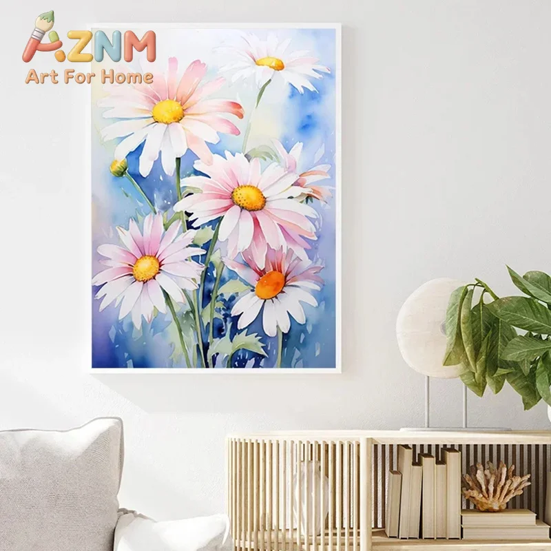 Modern Art Flower Power Poster Aesthetic Canvas Paintings and Prints Wall Art HD Pictures for Home Office Room Decor Frameles